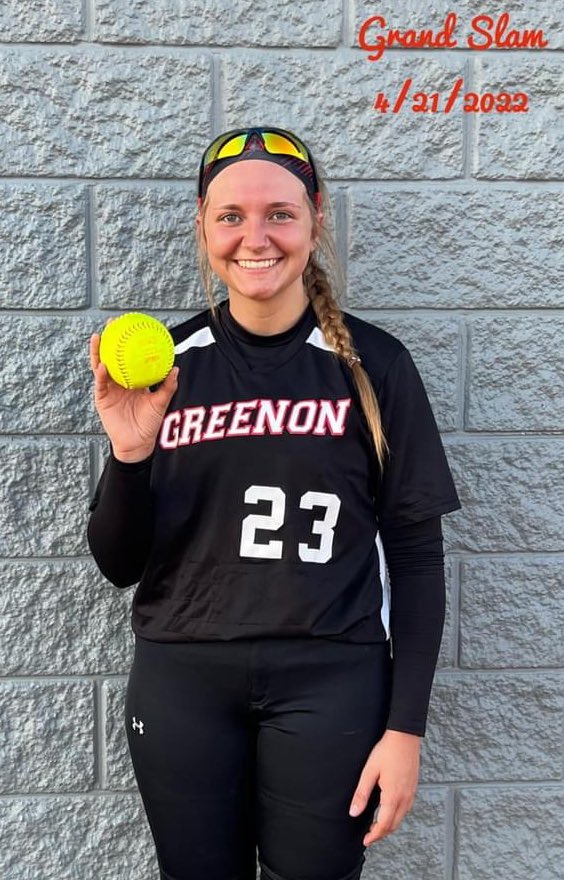 Yesterday, Junior Emily Hope hit a GRAND SLAM to help propel the Lady Knights in their Softball WIN on the Road.  Lady Knights are racking up the 4 Run ROCKET BOMBS !!!