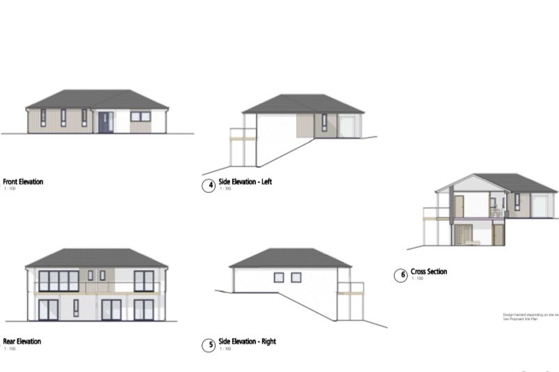 InfluencePlan's tweet image. Following ten months of negotiations with local councils and planning officers, I was really pleased to obtain planning permission for five Mitchell Architect designed split level homes on the periphery of Truro overlooking Kea valley. Perseverance paid off!
