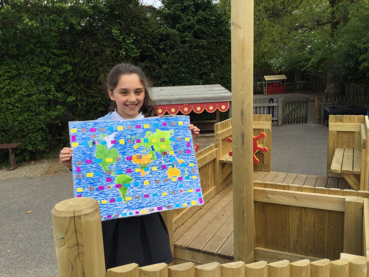 We were so incredibly impressed with Emma's half term project! She's created a board, a dice, forfeit cards, question cards etc. and it's extremely playable. Brilliant work 😄 (photo in boat because we're travelling Around the World 😂)
