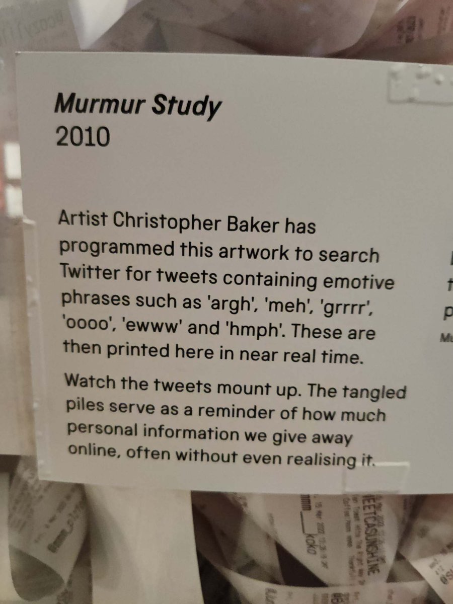 tdroza's tweet photo. At the Science &amp; Media Museum. Testing kit the Murmur Study artwork oooo ewww hmph https://t.co/oxIxMRWW9O