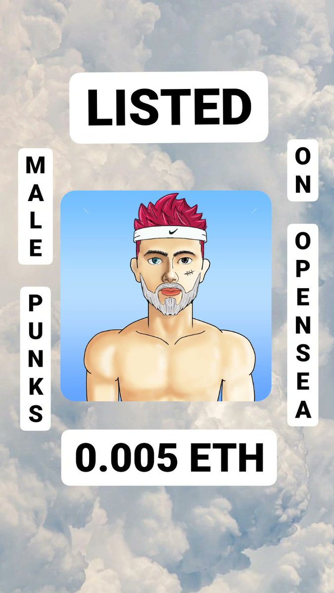 Nftropi's tweet photo. FIRST 200 MALE PUNKS MINTED

LISTED ON OPENSEA

https://t.co/AMd2AWTAKZ

#NFT #NFTs #NFTGiveaway #NFTCommunity #NFTCollection #NFTdrop #NFTartist #NFTProject #APECOIN #ETH #OpenSeaNFT #Bitcoin #NFTLaunch https://t.co/tJD4GEbG4G
