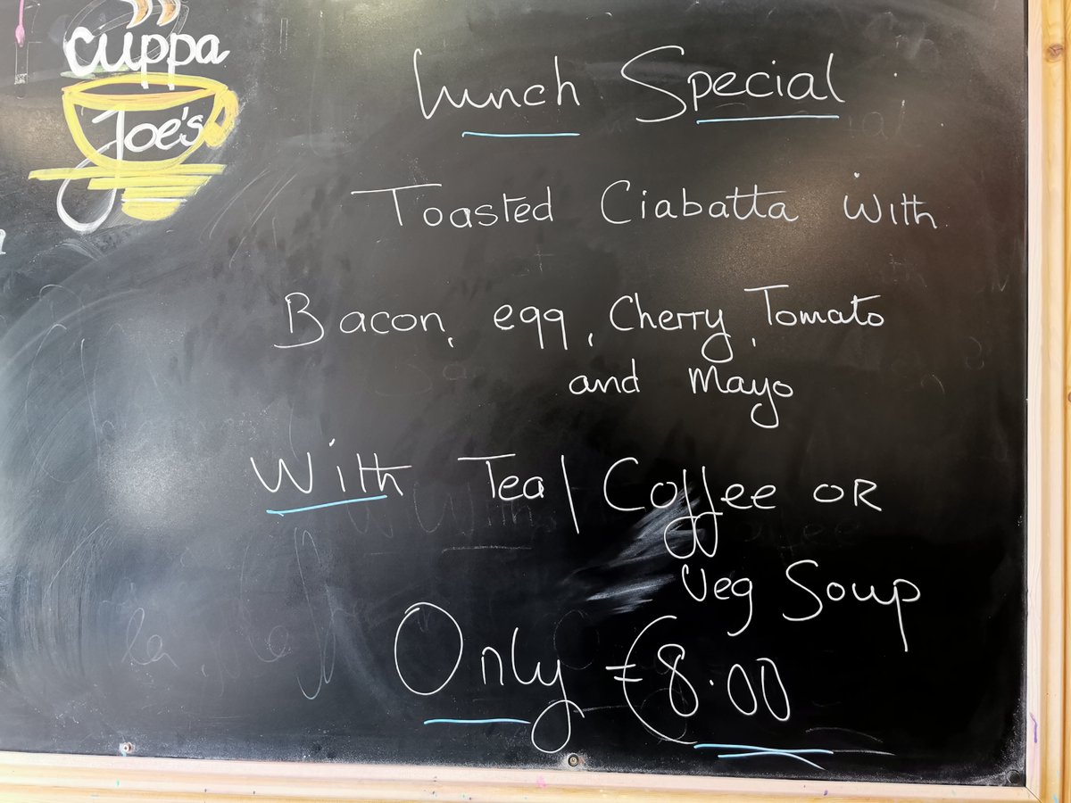 JoesCuppa's tweet photo. Friday's special available until 5pm https://t.co/g26PhgMEup