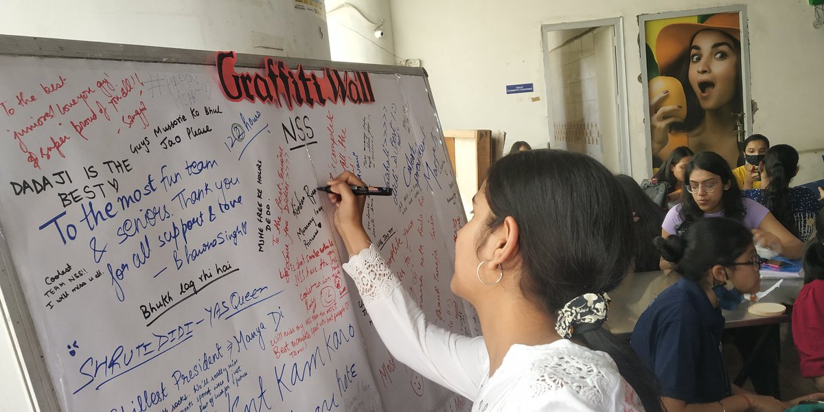 Parivartan_NSS's tweet photo. “We have to make a mark, even if it's only a scribble.”
We are exhilarated to inform you that Parivartan, the #NSS unit of @mscw_du under the initiative of #HappyHeart organised #Scribble #Day on 22nd April, 2022 at College Premises 
#scribbles 
#scribblesthatmatter https://t.co/dTnBjPomxA