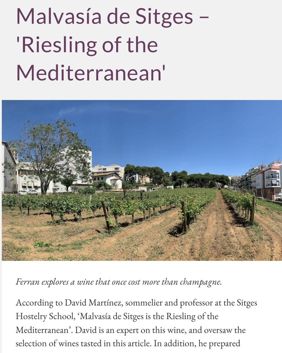 onirovins's tweet photo. Winemaker heart jump and eyes wide open: when @ferrancentelles Grape report hits the #purplepages https://t.co/7u7VoVkRdd
Pictured @ClosdelsGuarans Jordi Raventós, before reading Malvasia review published at @JancisRobinson
#Malvasia #massisdelgarraf #penedeswinecountry https://t.co/jzA9z5EPH1