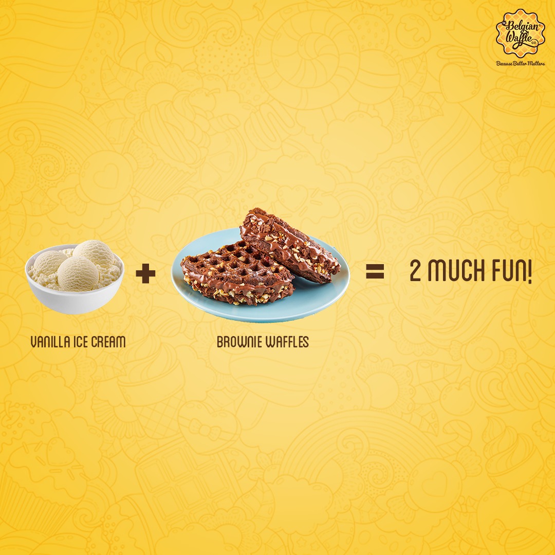 belgianwaffleco's tweet image. Hopping onto the #2MuchFun trend, here’s our own version of a pair made in heaven, made accessible here on earth. Be sure to relish the chocolatey &amp;amp; creamy indulgence today 🤤