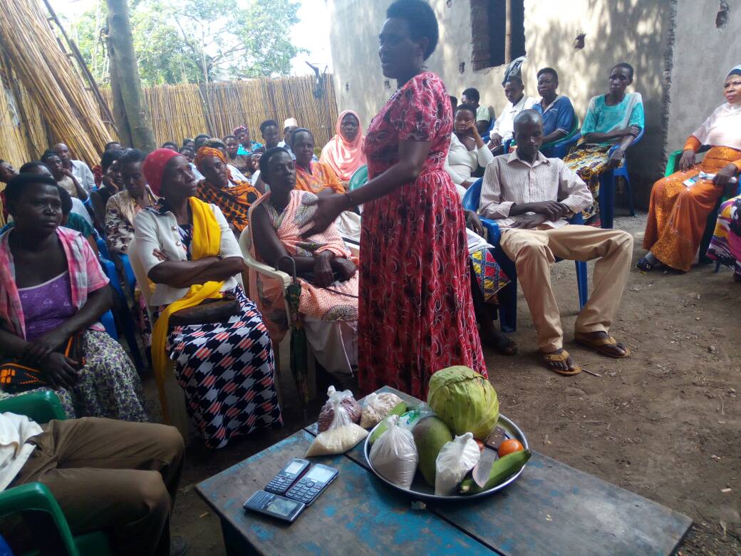 Health education of care givers on improving nutrition levels among children under five and their mothers. Health is one of the thematic areas GHFRD  promotes.