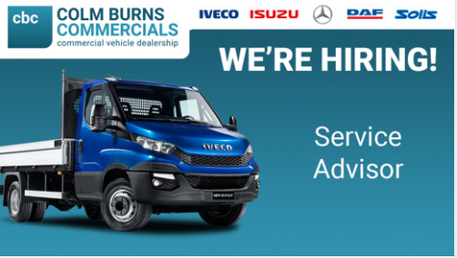 BurnsSkoda's tweet photo. ⚠️ JOB OPPORTUNITY ⚠️
Our sister company Colm Burns Commercials are looking for a 𝐒𝐄𝐑𝐕𝐈𝐂𝐄 𝐀𝐃𝐕𝐈𝐒𝐎𝐑 to join their team...
If you are a team player, enjoy working in a fast paced environment then we want to hear from you.
👉 More here: https://t.co/0OcTStGbZw https://t.co/lY4mfz9WzM