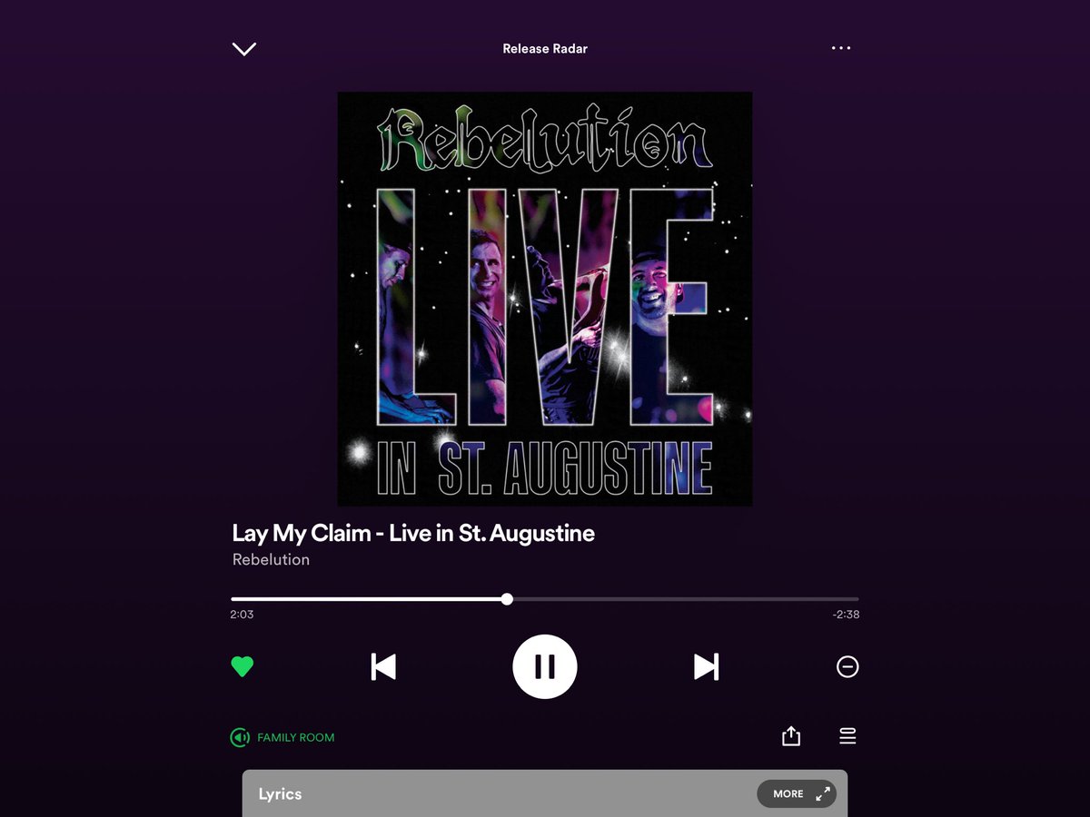 JVanMeter70's tweet photo. @RebelutionMusic @marleydwilliams @EricRachmany @Spotify What a way to wake up on Friday morning! Live from @StAugustineAmph I think I hear me singing background from 20 rows up! https://t.co/5igD4wvLR0