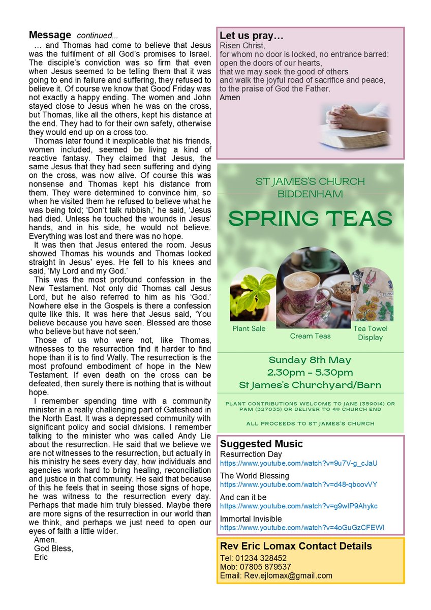 BiddenhamChurch's tweet image. Welcome to St James's Church...