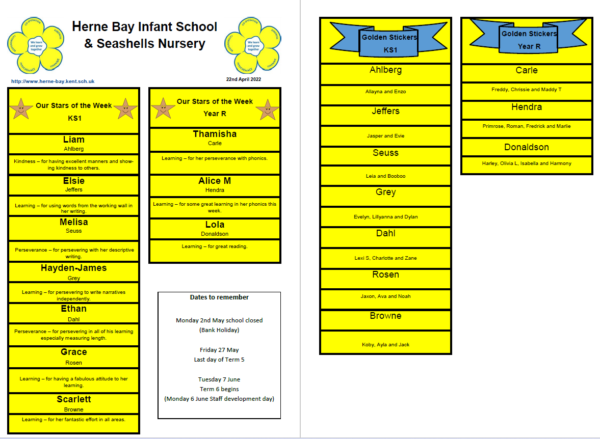 Herne Bay Infant School & Seashells Nursery tweet media