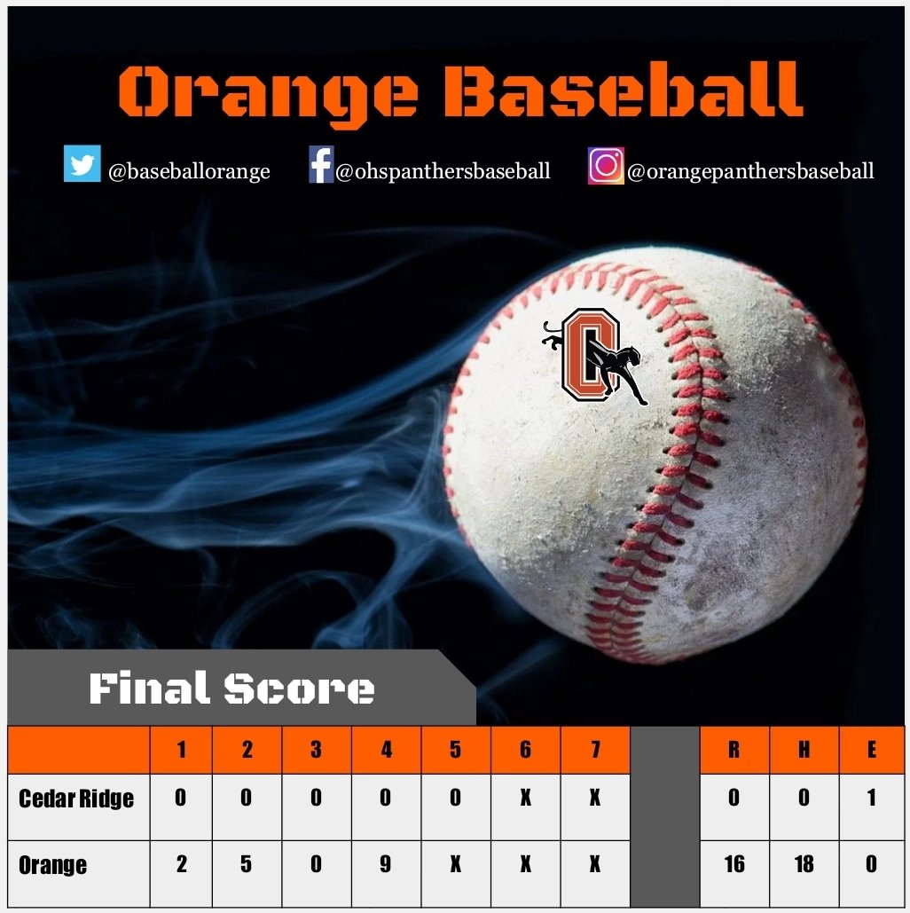 Orange Baseball tweet media