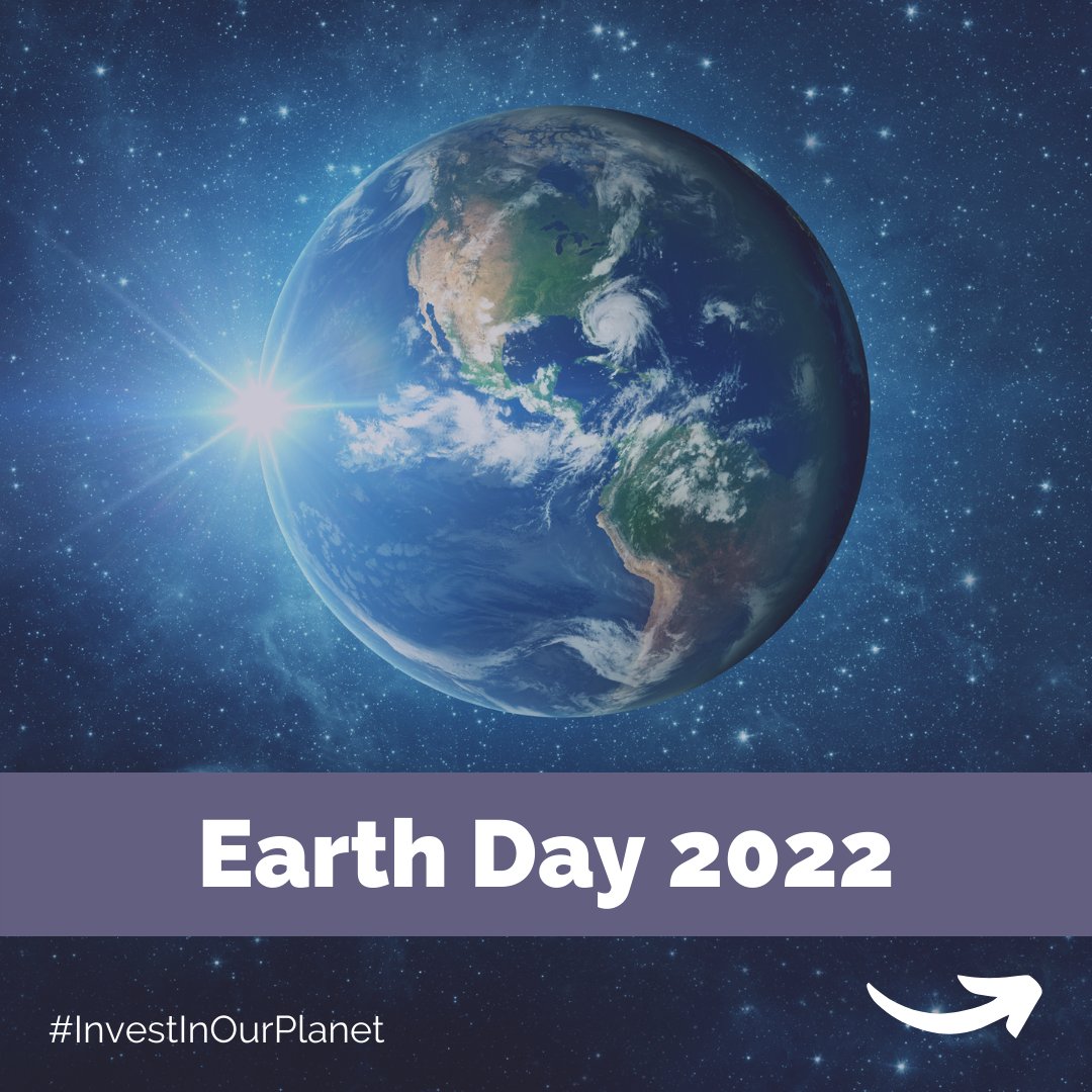 WeAreGoEco's tweet photo. 🌏The 22nd April 2022 marks the 52nd Earth Day 🌏
🎉It is celebrated by ~1 billion people around the globe annually - and it’s important you join them!

💶This year’s theme is to #InvestInOurPlanet

How are you celebrating Earth Day? ⬇️ #earthday2022 https://t.co/ERzyk5Hk8d