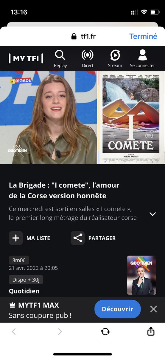 genlodo's tweet photo. #IComete de Pascal Tagnati est sorti en salle hier. Et cette pépite de film était hier le sujet de la chronique d’Ambre Chalumeau #LaBrigade sur @Qofficiel avec @YannBarths1. Je ne m’en remets pas 😍 
Tous en salles les amis !! Ce film est dingue 🤩 @newstoryfilms #evviva https://t.co/XbE595eAP1