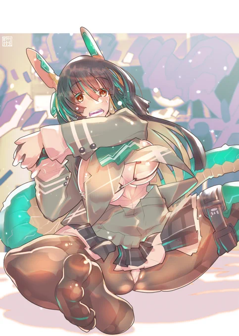 #絵柄の振れ幅見せて 