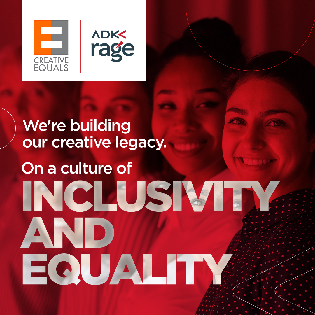 RageComm's tweet image. At ADK Rage, we&apos;re committed towards diversity and inclusivity across creative workspaces, by being just that, and by lending our support to initiatives like the Creative Comeback by @CreativeEquals . Let&apos;s move towards a creative world for all, together. 

#ADKRage