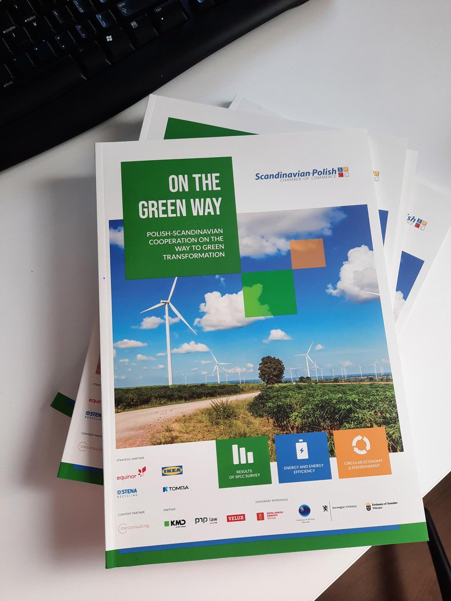 SPCC_Chamber's tweet photo. Już jest!A oficjalna premiera 25/4 na sesji #SPCC podczas @EECKatowice. ♻️Raport SPCC "#OntheGREENWAY.." to spojrzenie na zieloną (r)ewolucję z perspektywy praktyków i liderów zmian. Znajdzie tu wiele konkretów i zrealizowanych wdrożeń. #energytransformation #circulareconomy https://t.co/XjfypR6HlG