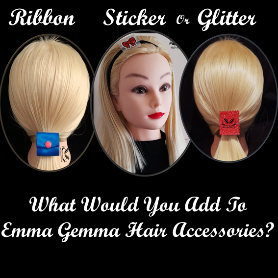 AsUniqueAsYou's tweet photo. 1 Emma Gemma Hair Accessory. 3 different looks. https://t.co/zUBznDyhUX
