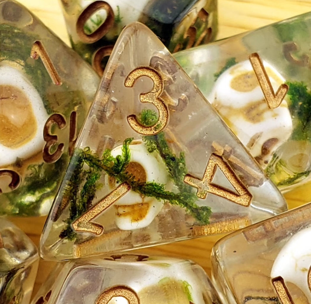 Skull and Moss Dice Giveaway!
Get yours here: loom.ly/g3T7QXc

Rules:
1. Follow us!
2. Tag a fellow necromancer or druid!
3. Share/Retweet this post!

Winner picked on Mon. Eve.
#dnd #dnd5e #ttrpg #dice #giveaway #criticalrole #skull #druid