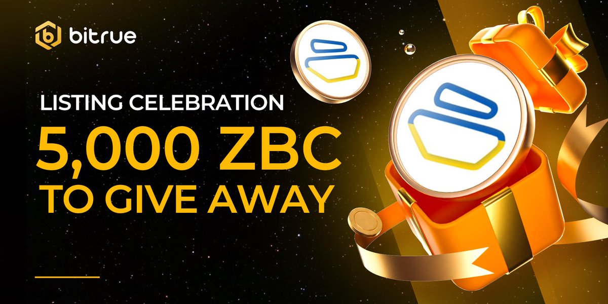 BitrueOfficial's tweet image. To celebrate the $ZBC listing on #Bitrue, we are giving away 5,000 $ZBC!

To enter:
✅Like, RT and Tag 3 frds
✅Invite frds to register via bitrue.com/user/register?…
✅Submit here: bit.ly/3Ml5SQ3

🎁250 $ZBC each for 20 new register users
#Giveaways #Bitrue #yieldFarming