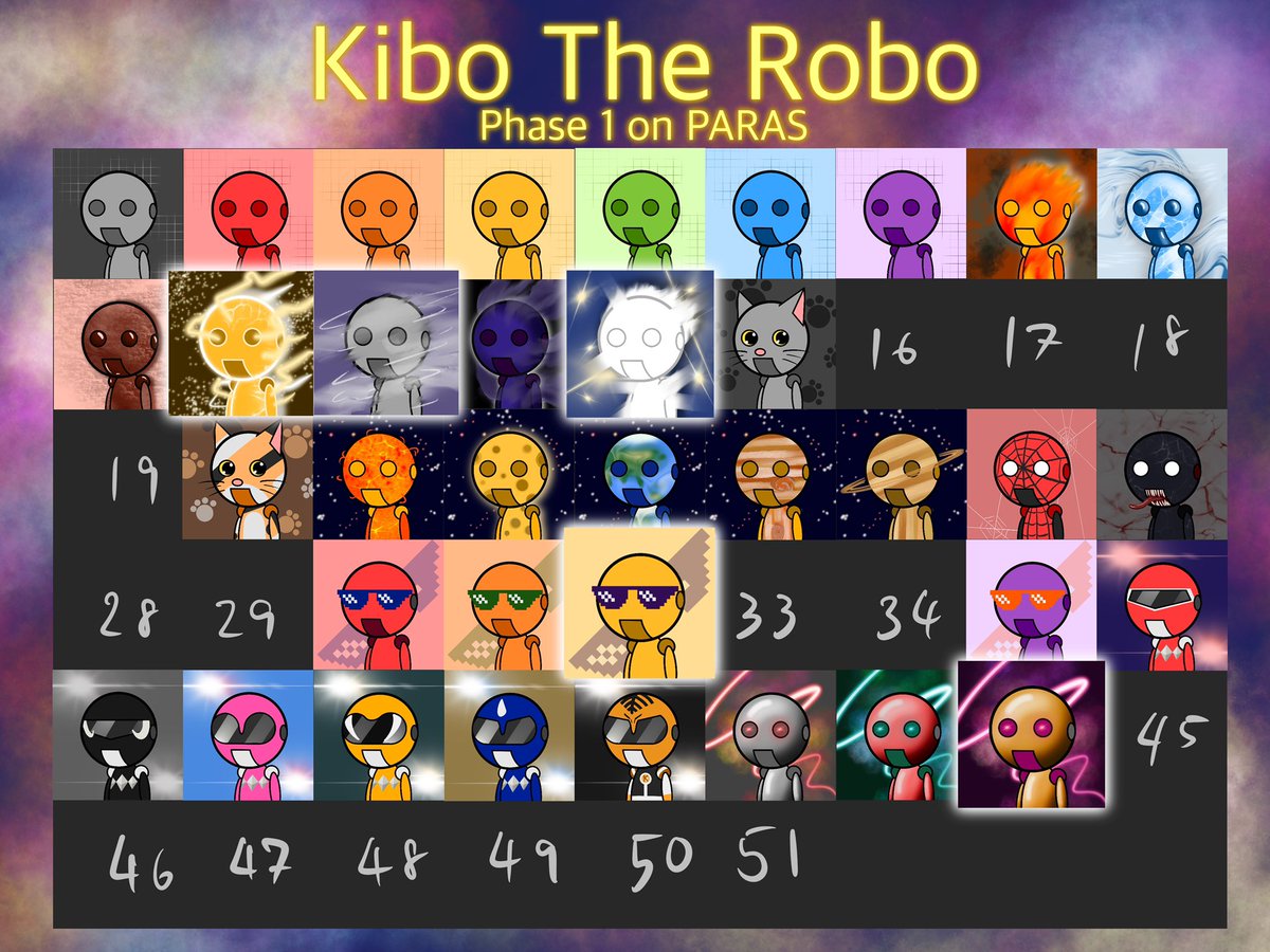 Hot Drop!!

Kibo the Robo(Phase 1)
On Paras
paras.id/collection/kib…

Completed 36/51

Journey with Kibo!!

#nftdrops #NFTthaiartist #parasnft #cryptoart #NFTcollections