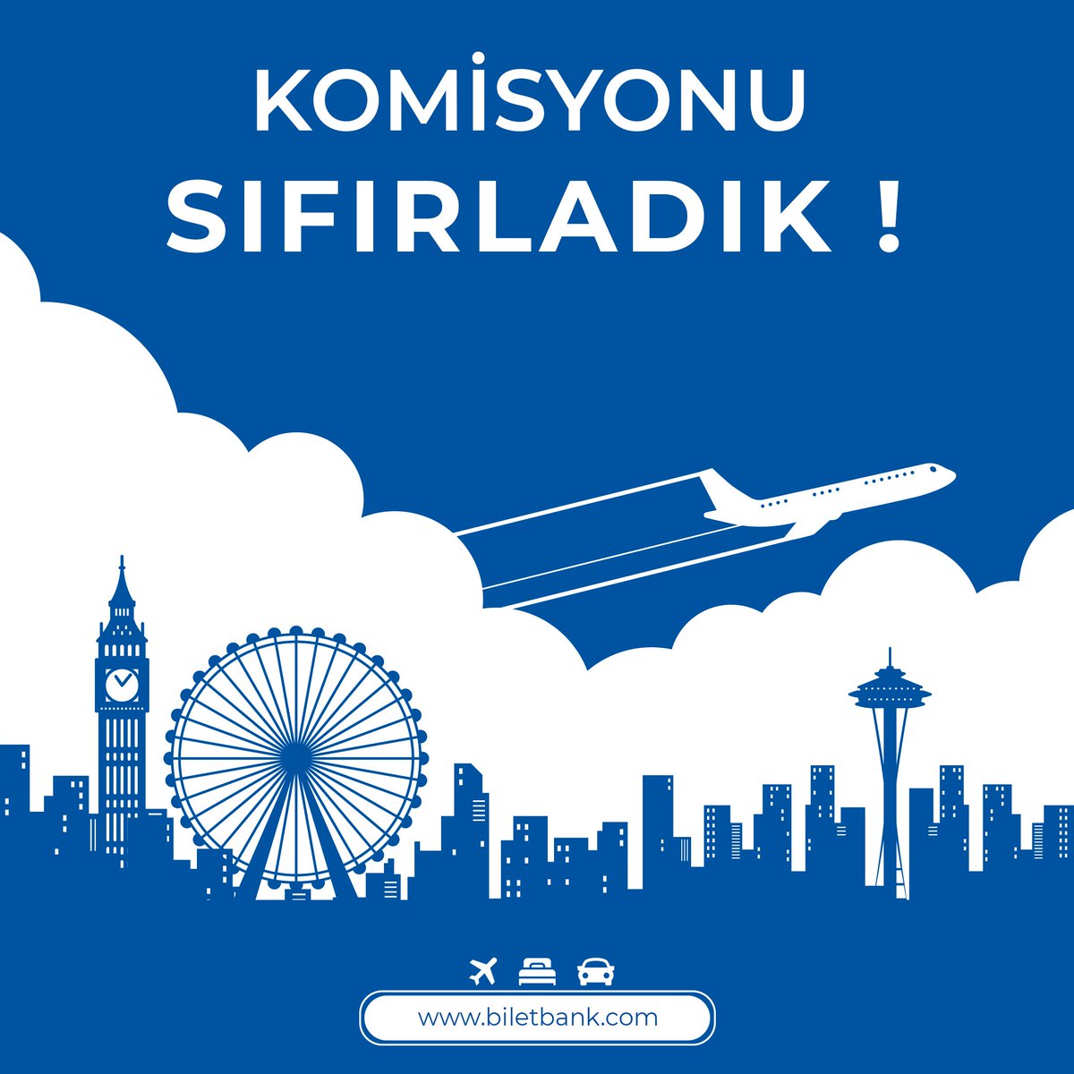 Değerli acentelerimiz, cariye yükleme pos komisyonlarını sizin için sıfırladık ! #biletbank