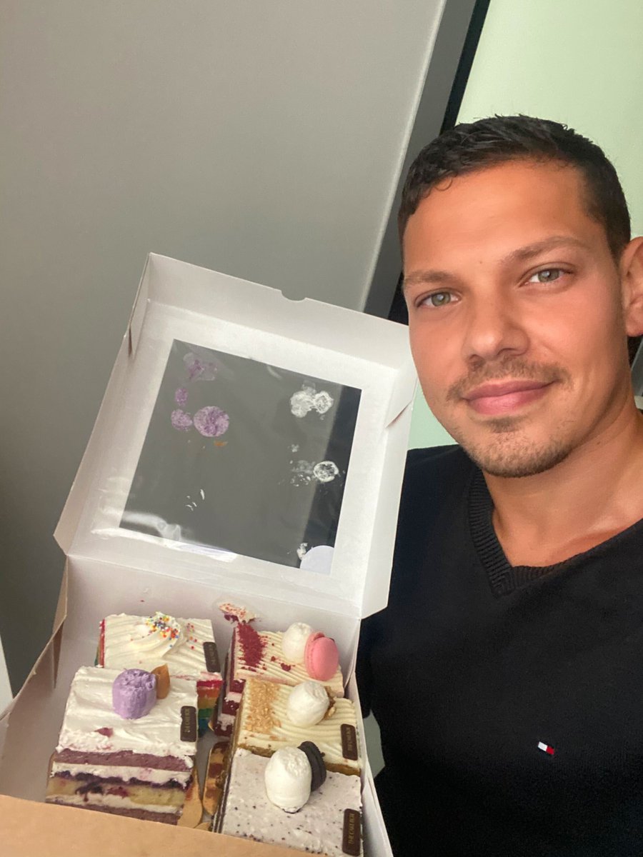 BlexrCom's tweet photo. We like to spoil our Blexrians whenever we get the chance, so we sent these guys and gals a few tasty cakes for their birthdays, to make sure their special day was #betterwithblexr https://t.co/lV7aLQS0qo
