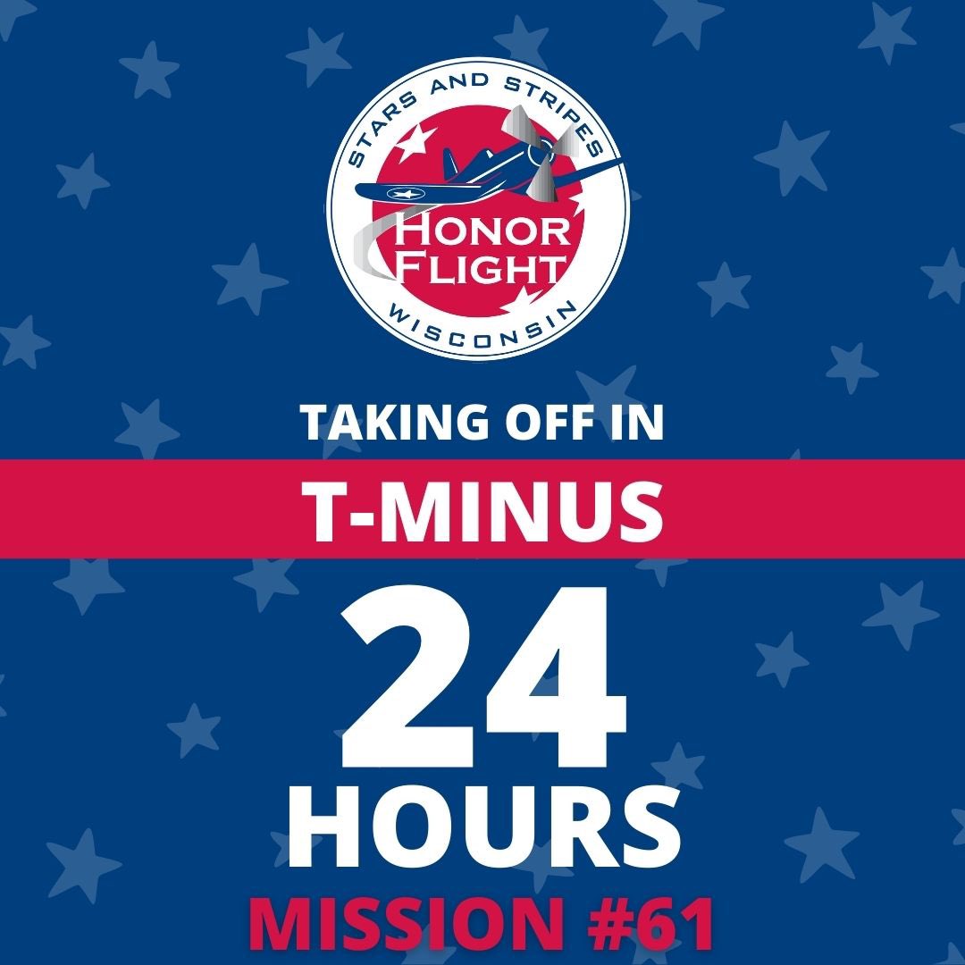 SSHonorFlight's tweet image. Can’t wait to fly  112 of Wisconsin’s oldest #veterans to Washington DC to see the memorials tomorrow and to experience a full day of honor, gratitude &amp;amp; healing…and then we will give them the “welcome home” back here in Milwaukee they never received. Let’s fly! #honorflight