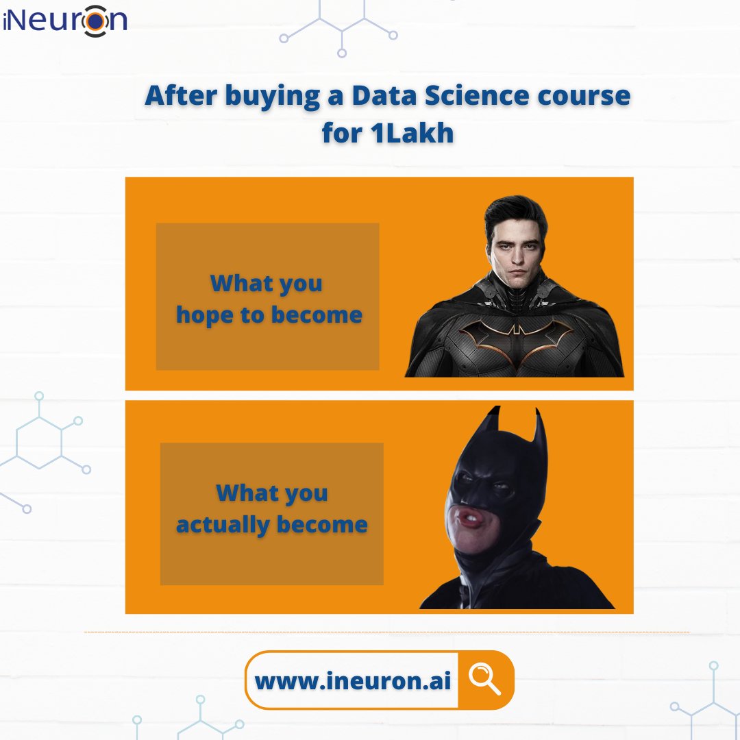 ineuron_ai's tweet image. Choose the smart way to learn.
Opt in for OneNeuron(India's first OTT platform for Education ), for more information you can visit at ineuron.ai 
Feel free to connect with us.

#ineuron #OneNeuron #datascience #Technology #Trend