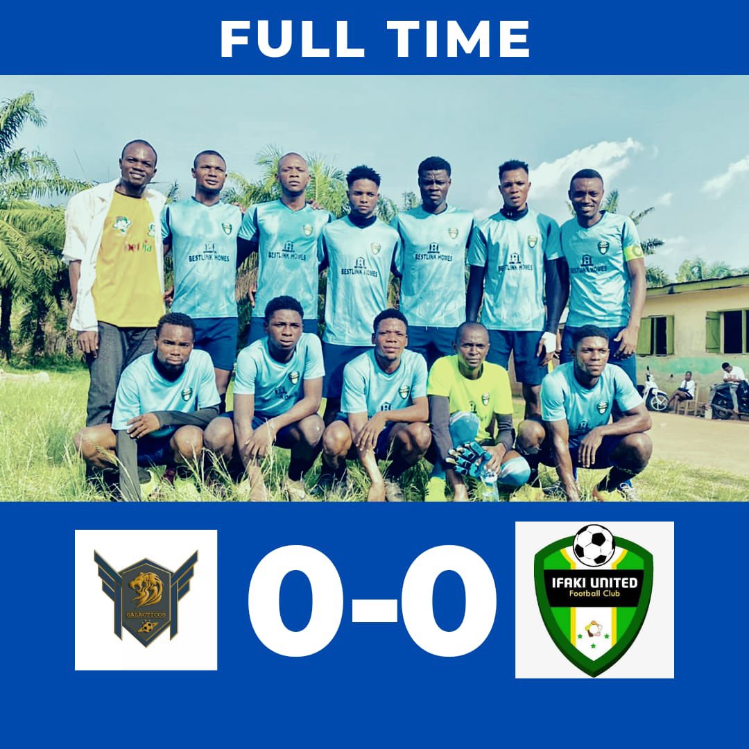 FcIfaki's tweet photo. It’s a Stalemate,we go again next week Friday💪💪💪 https://t.co/dwpJJwWViB