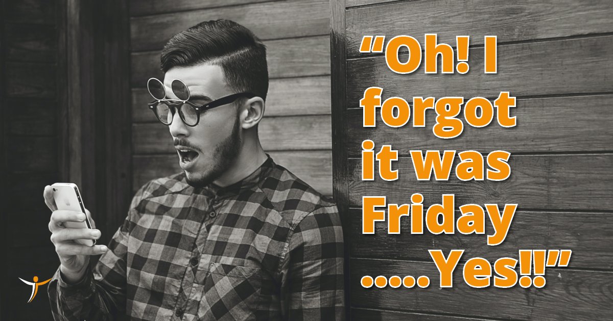 MajorRec1's tweet photo. How many of us have said this today? And for those who haven't and it's taken this post to remind them that today is Friday... You're welcome! #shortweek #quickweek #fridayalready #friday #FridayFeeling https://t.co/G7sszP3iXW