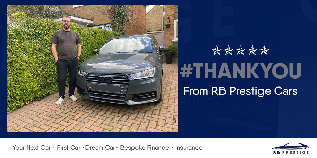 rbprestigeltd's tweet photo. A huge RB thank you to Gary for turning to Rob and the team to supply this awesome #audi #a1 #tfsi #se! We are so pleased you are happy with your #perfectnextcar and we are so grateful for your support. #thankyou #rbprestigecars #firstcar #nextcar #dreamcar #prestigeforall https://t.co/Slh1jzPlmh