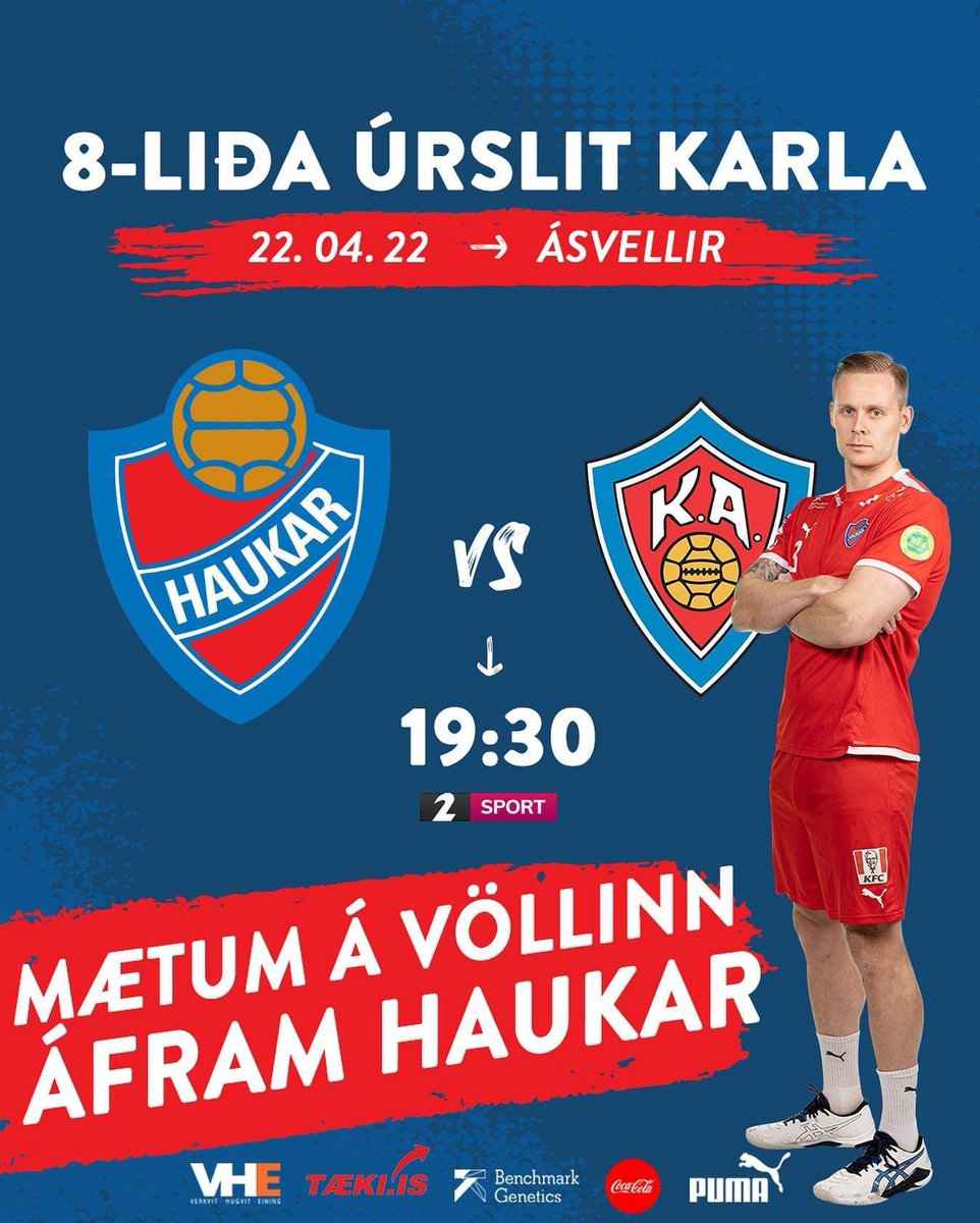 🔥 L E I K D A G U R 🔥

🤾🏻‍♂️ HAUKAR ~ <a href="/KAakureyri/">KA</a> 
🏟 ÁSVELLIR
⏰ 19:30
🎟 MIÐASALA Í STUBBUR APPINU / AFGREIÐSLU ~ FRÍTT INN FYRIR IÐKENDUR HAUKA, HAUKA Í HORNI OG 15 ÁRA OG YNGRI ❗️

🔴 Á F R A M  H A U K A R 🔴

📺 <a href="/St2Sport/">Stöð 2 Sport</a>