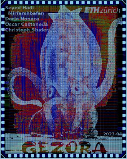 pulp_platform's tweet photo. We just taped out Gezora, the brother of our earlier chip Garamon #kaiju. Gezora by @ProfStuder's group is our first chip in 2022 in 22nm🤣 generously supported by @GlobalFoundries University MPW Program. Artwork by @ZerunJ. https://t.co/wvzZ54abCR https://t.co/2YKkPjSDYX