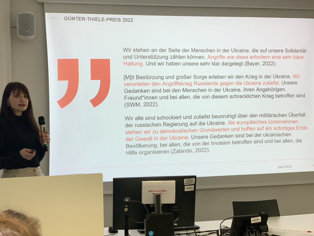 manuelwe's tweet image. „Corporate Activism“ - gesellschaftliche #Haltung von Unternehmen in der #Kommunikation analysierte  @JuliaKloss4 – herzlichen Glückwunsch zum Günter-Thiele-Preis 2022 @UniLeipzig #refresh