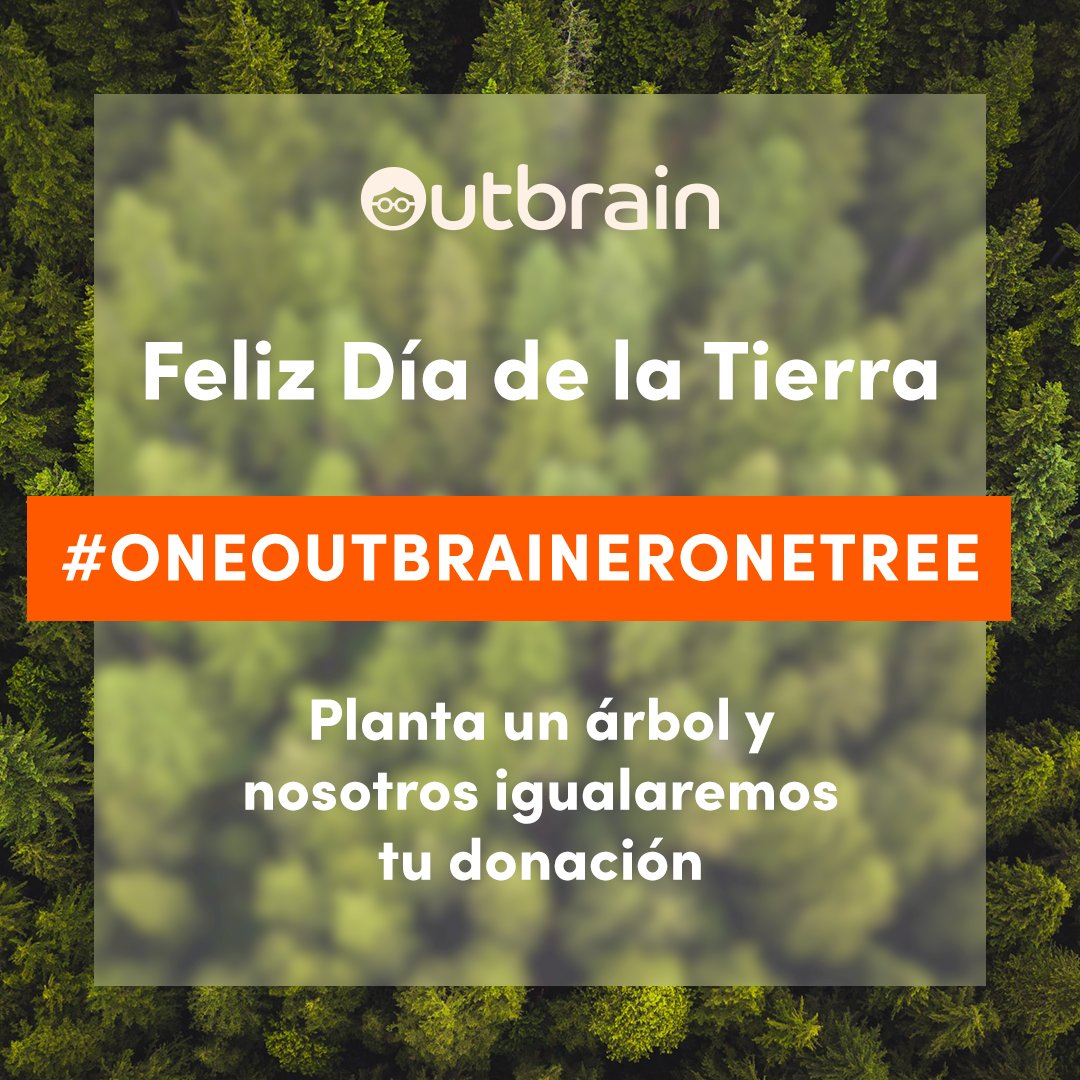 Feliz #DiaDeLaTierra2022! En <a href="/Outbrain/">Outbrain</a> nos comprometemos a reducir nuestro impacto ambiental con iniciativas como la de <a href="/treenation/">Tree-Nation</a> para alcanzar la reforestación de árboles en todo el mundo. Tú también puedes hacerlo aquí 👇 #OneOutbrainerOneTree
tree-nation.com