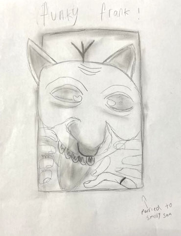 EdinCulture's tweet photo. The fantastic @Clovenstone Primary pupils have been re-imagining the gargoyles on the Scott Monument to celebrate @WalterScott250.  We particularly love the relationships between them all - click through images to see Funky Frank and co.  #Edinburgh https://t.co/Qf9y5meLIY