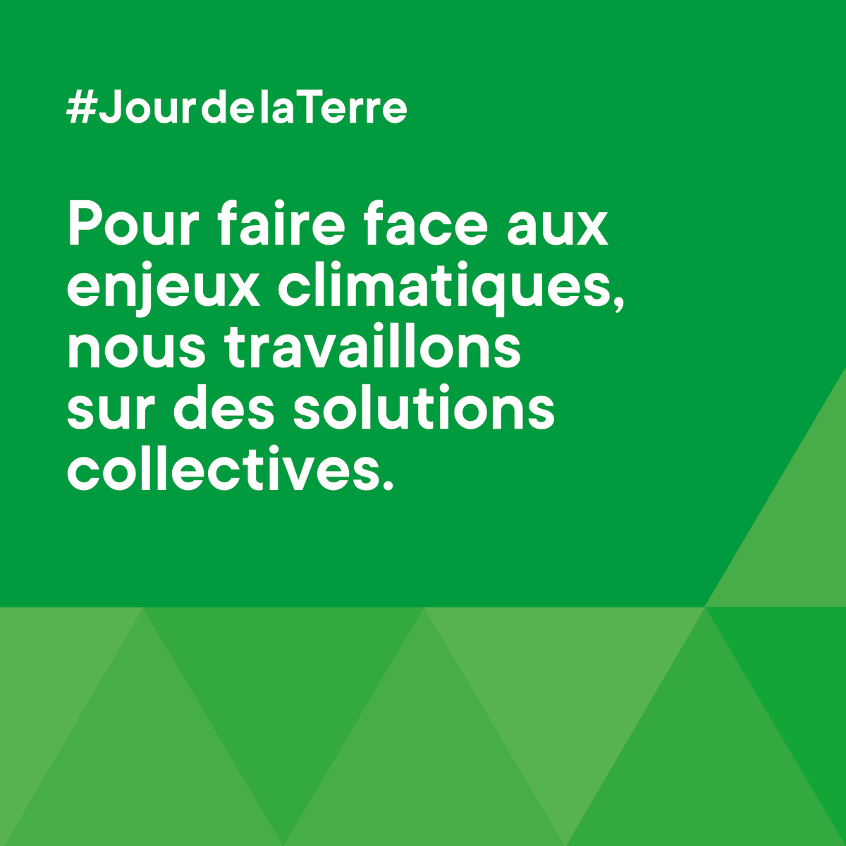 Fondaction's tweet photo. Ensemble on peut changer les choses 🌎
#JourdelaTerre #financedurable #donnerdusensalargent #transformationpositive https://t.co/W7TgLauBo2