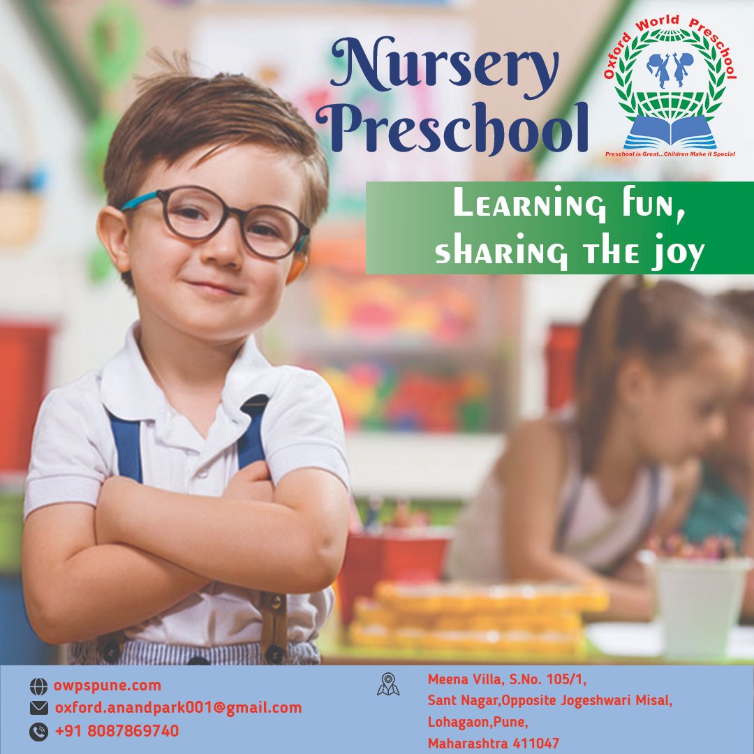 oxfordword's tweet photo. Quality of education in the early years of preschool sets a firm foundation for the overall development of children. 

#owpspune #lohagaon #education #foundation #childrendevelopment #curriculamactivity https://t.co/xkVrhcQ5jN