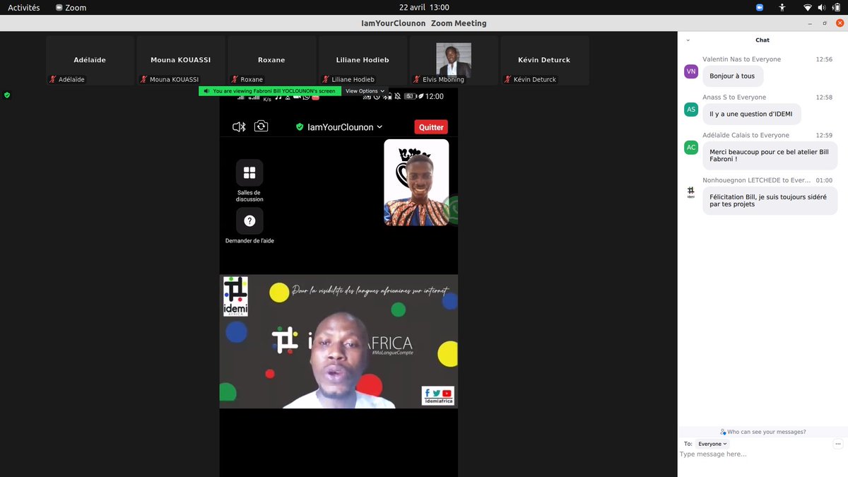 WikimediaRDC's tweet image. En direct de #Contribuling, un colloque dédié aux #languesminoritaires et #solutionsnumériques

@Wikimedia_Fr  @WikiFranca @NasibuEl @nitoninoio @abelmbula @MadikaYves @Pyb75