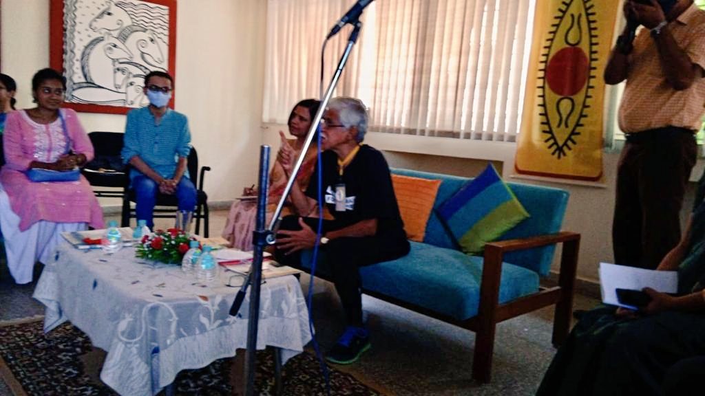 Press Meet with <a href="/drkiranseth/">Kiran Seth</a> at #Vadodara today. It was a full house. Gratitude to all presspersons, volunteers and our host <a href="/Navrachanasama/">Navrachana Sama</a> School.
<a href="/spicmacay_guj/">SPIC MACAY Gujarat</a>

#CyclewithSpicmacay