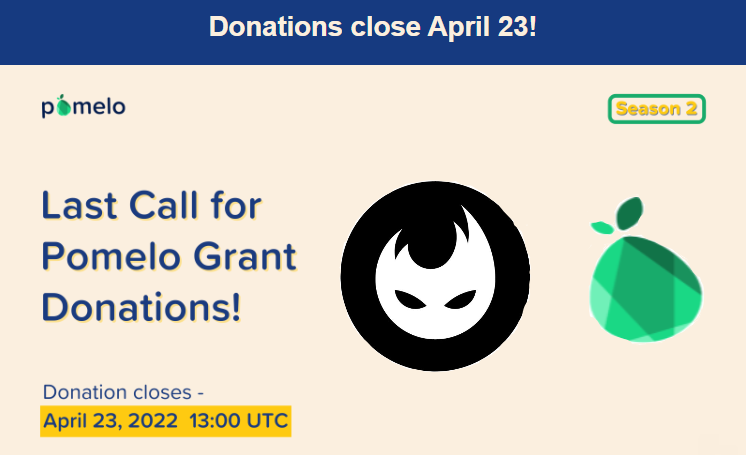 detledgertech's tweet photo. The deadline is almost here! Don't miss your opportunity to donate & support DLT’s projects on @pomelo for nodesuite improvements & a smart contract migration tool. https://t.co/vyVy9dZwQC and https://t.co/UrpzYWpmui #pomelo #eosio #blockchain #eos #dapps #eosdiscussions #eosbp https://t.co/ZSM1bNBhvX