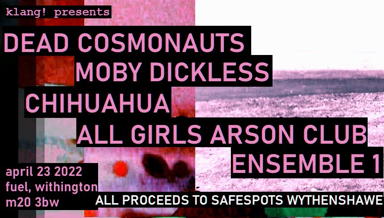 ensemble1music's tweet photo. Manchester tomorrow! ๐ฅ๐ฅ๐ฅ https://t.co/u7etykjlf4 #klang #deadcosmonauts #mobydickless #chihuahuaband @allgirlsarsonc1 #fuelcafebar #artrock #noiserock #mathrock #experimentalrock #experimentalpunk #postrock #manchestermusicscene #manchestergigs https://t.co/7rNudKqz2t