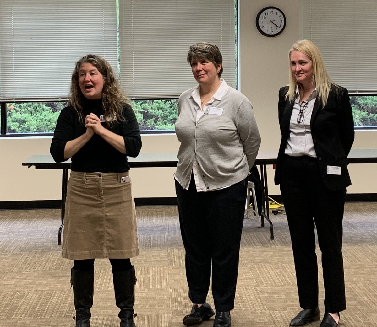 Amazingly impressive inquiry project presentations by our <a href="/WCU_CESW/">WCU CESW</a> #PDS interns yesterday! Each investigated a wondering all year. Ready for their own classrooms next year! Thank you to inquiry team <a href="/rosej_m/">Dr. Rose Jagielo-Manion</a> <a href="/DrWaymouthReads/">HEATHER WAYMOUTH</a> &amp; Dr. Patterson and our host <a href="/dr_eberly/">Rebecca Eberly, Ed.D.</a>