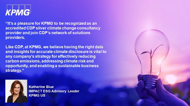 drarvindsathi's tweet photo. It's a pleasure to share that @KPMG_US has been recognized by @CDP as an Accredited Solutions Provider &amp; is joining the silver climate change consultancy partner network in the U.S. For more: https://t.co/ERNJo8JaDb https://t.co/4J2LT8r63f