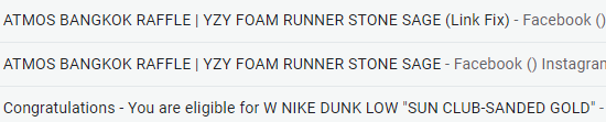 🪙🪙 Thx @ESnkrsRaffleBot @ESnkrsSuccess @B3pProxy @CopfirstNotify