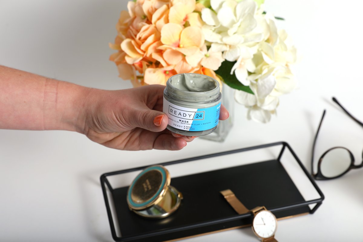 Friday night guilty pleasure? A clay face mask. 😍