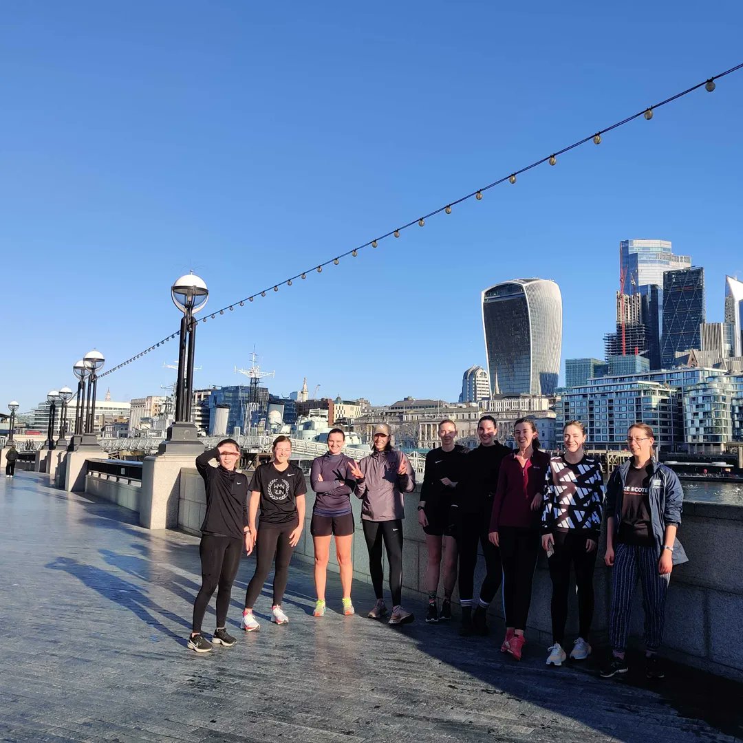 wmnrun's tweet image. Some Thursday morning London joy from the past couple of months. Catch us at 7.30am from the Southwark @origincoffee every Thursday without fail. 4.5 miles, social pace - no need to sign up, just turn up and drop your bags if you need to. ☕✨