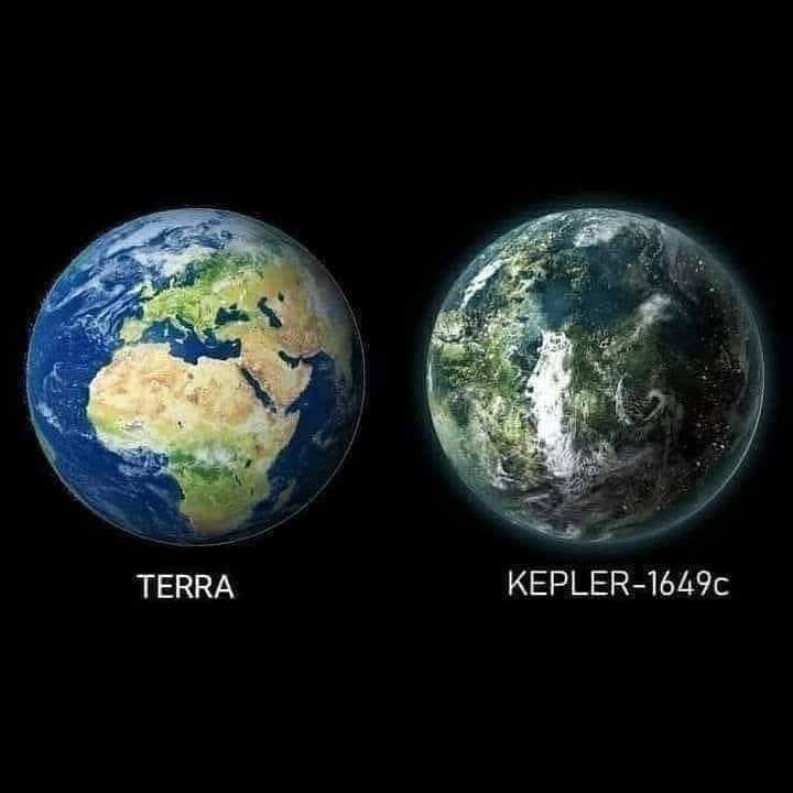 EnsedeCiencia's tweet photo. El planeta más parecido a la Tierra encontrado hasta ahora por el Telescopio Espacial Kepler.

Se le denominó Kepler-1649C.
Distancia de la Tierra: 300 años luz.
Descubierto: 15 de abril del 2020.. https://t.co/L8ZUKmL0QR