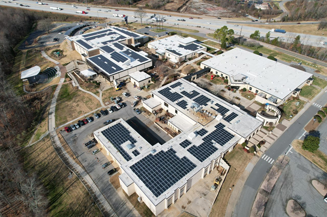 RCCCedu's tweet photo. Happy Earth Day! Rowan-Cabarrus is dedicated to #sustainability. When our solar energy initiative is completed this summer, it will generate almost 2 megawatts of energy, with proceeds to be used to student scholarships. #EarthDay #SaveThePlanet #NavigationNation https://t.co/oZF4NDtIbX