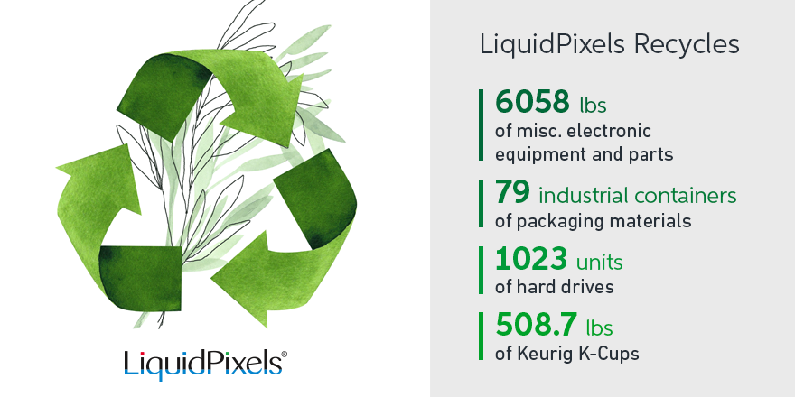 LiquidPixels's tweet photo. Happy Earth Day! 💚🌎💚
Sustainability is important to #LiquidPixels. Even with our new hybrid office schedule, look how much we’ve been able to recycle!
#EarthDay #HappyEarthDay #EarthDay2022 #sustainability #reuse #cleanenergy #greencompany https://t.co/2uLebSRw9Z